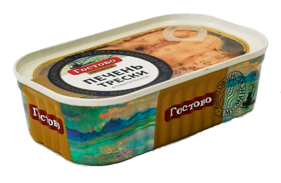 Печень трески натуральная Гостово 115г ключ