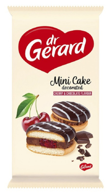 Печенье Др Джерард Мини Кейк шоколад/вишня 165г
