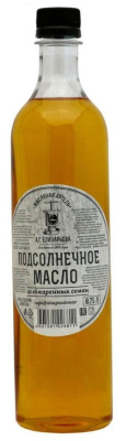 Масло подсолнечное Масляная Артель нераф 750мл пл/б