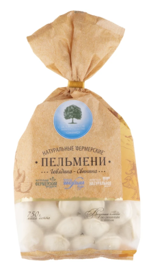 Пельмени Добринское ФХ Фермерские говядина/свинина 700г