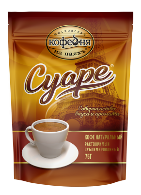 Кофе растворимый Московская Кофейня на паяхъ Суаре 75г