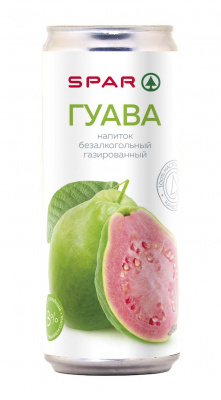 Напиток б/а газ SPAR со вкусом Гуавы 0,33л ж/б