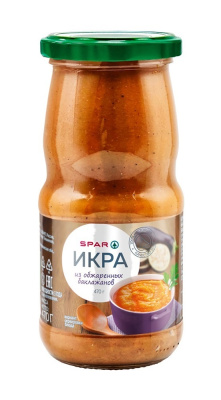 Икра из обжаренных баклажанов SPAR 470г ст/б