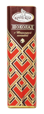 Шоколад Крупской с шоколадной начинкой 47г