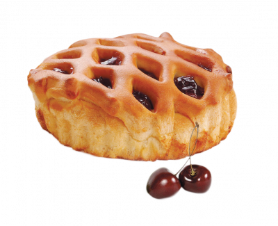 Булочка Лукошко РХ с вишней 120г