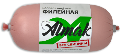 Колбаса вареная Филейная без свинины Альмак 400г