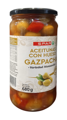 Оливки с маринованными овощами SPAR 680г