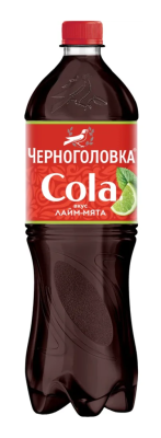 Напиток газ Черноголовка Кола Лайм/Мята 1л