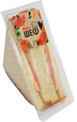 Сэндвич с копченой колбасой Люблинские продукты 200г