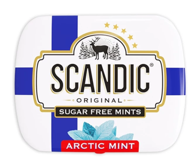 Драже Скандик Арктическая мята без сахара 14г