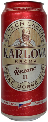 Пиво темное Карлова Корчма Резаное 0,5л 4,6% ж/б