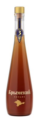 Коньяк Крымский 3 года 0,5л 40%