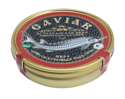 Икра стерляди зернистая Кавиар 50г ст/б