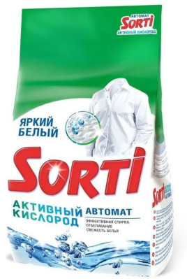 Порошок стиральный Сорти автомат Активный кислород 3кг