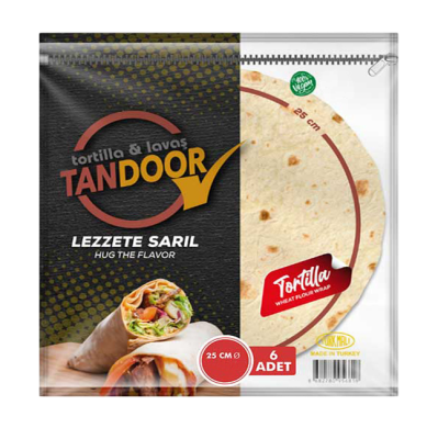 Лепешки Тортильи Tandoor пшеничные 25см 390г