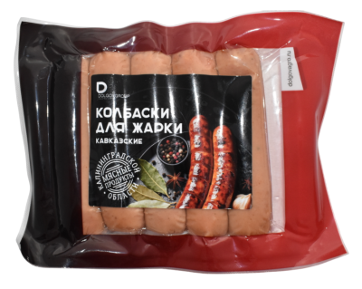 Колбаски для жарки Кавказские ДолговГрупп 350г