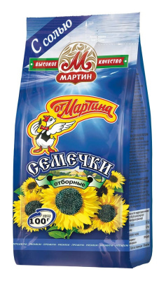 Семечки От Мартина отборные с морской солью 100г
