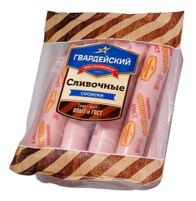 Сосиски Сливочные ГОСТ ГМК 370г