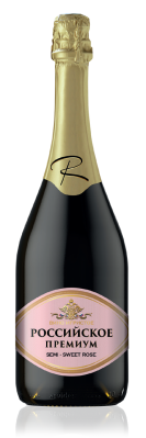 Вино игристое Российское Премиум роз п/сл 0,75л 11%