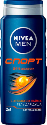 Гель для душа Нивея Мен 500мл Спорт