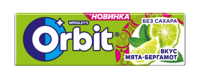 Жевательная резинка Орбит Мята/Бергамот 13,6г