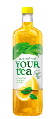 Напиток холодный зеленый чай Your Tea Лимон/Мята 1л