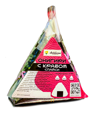 Онигири с крабом спайси 100г ЛП