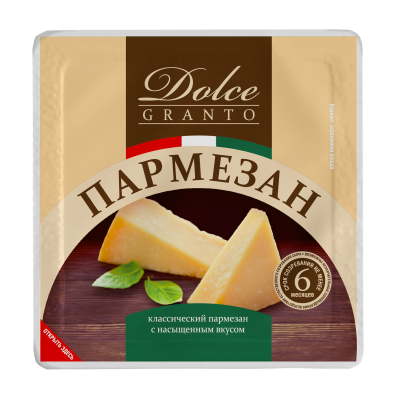 Сыр Пармезан Дольче 40% кусок 200г БЗМЖ