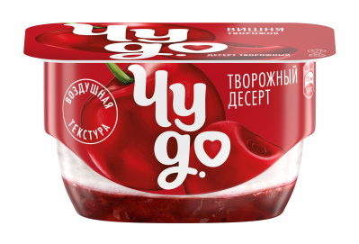 Десерт творожный Чудо Вишня 4,2% 100г БЗМЖ