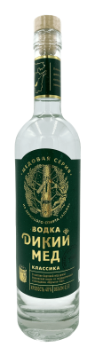 Водка Дикий мёд Классика 0,5л 40%