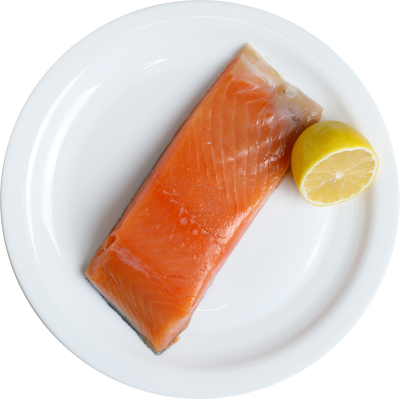 Лосось атл (семга) филе-кусок соленый в/у вес