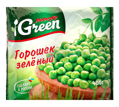 Горошек зеленый Морозко Green 400г