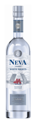 Водка Нева Уайт Найтс 0,5л 40%