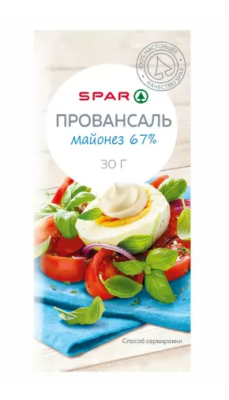 Майонез SPAR Провансаль 67% 30г