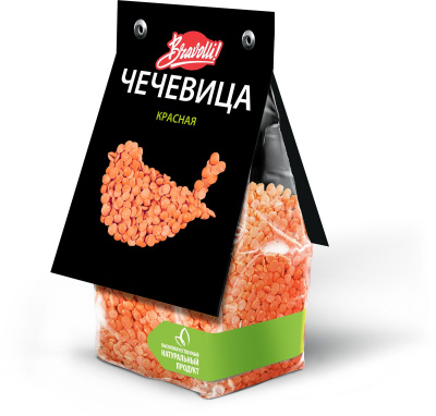 Чечевица красная Браволли 350г