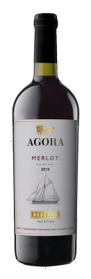 Вино Агора Яхтинг Мерло кр сух 0,75л 12,5-14,5%