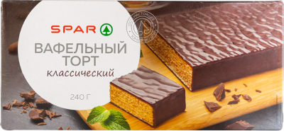 Торт вафельный SPAR Классический 240г