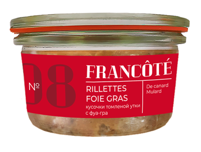 Рийет с фуа-гра Francote 120г