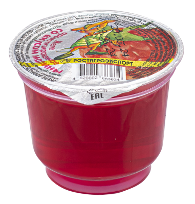 Желе фруктовое РАЭ Малина стакан 125г