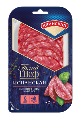 Колбаса с/к Испанская Клинский МК нарезка 85г