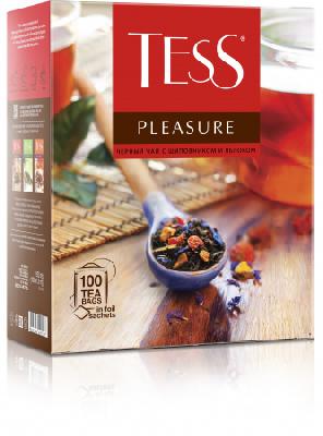 Чай Тесс Плэжа Шиповник/Яблоко черный 100пак