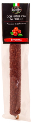 Колбаса с/в da Chirillo Con Mirtilla Брусника 140г