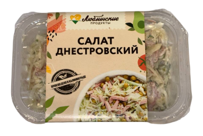 Салат Днестровский  г/уп Люблинские продукты 200г
