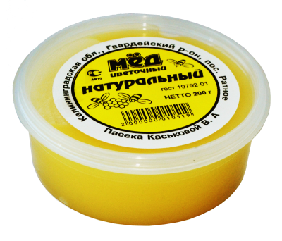 Мёд Гвардейский р-н цветочный натуральный 200г