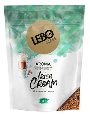 Кофе растворимый Лебо Арома Ирландские сливки 70г