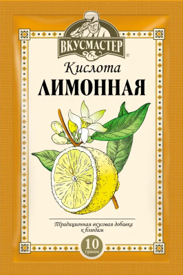 Кислота лимонная Вкусмастер 10г