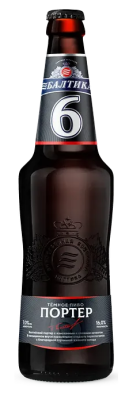 Пиво темное Балтика №6 Портер 0,5л 7% ст/б