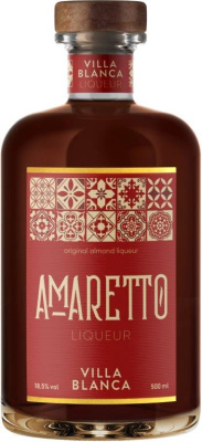 Ликер Вилла Бланка Амаретто 0,5л 18,5%