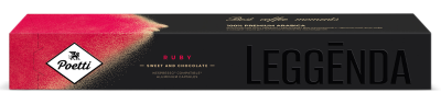 Кофе Поэтти Легенда Руби молотый в капсулах 5,3г*10шт