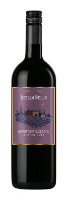 Вино Стелла Белла Монтепульчано д'Абруццо кр сух 0,75л 13%